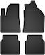 Car Rubber Mats Set 4 Pcs Universal Citroen C3 Aircross Ii Crossover 2017