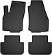 Car Rubber Mats Set 4 Pcs Universal Fiat 500l Minivan 2012