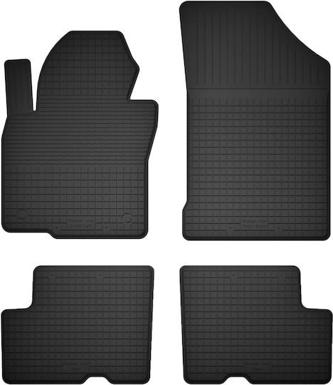 Car Rubber Mats Set 4 Pcs Universal Dacia Dokker Minivan 2013