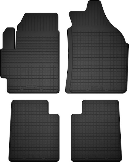 Car Rubber Mats Set 4 Pcs Universal Daihatsu Sirion Iii M300 Hatchback 2004-2010