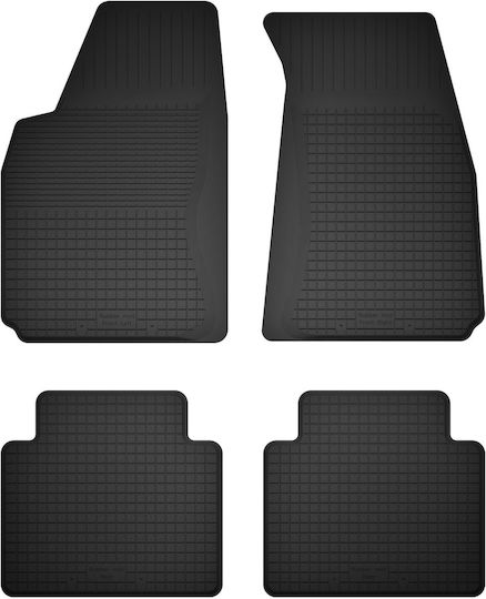 Car Rubber Mats Set 4 Pcs Universal Tesla S I Sedan 2012-2016