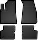 Car Rubber Mats Set 4 Pcs Universal Fiat 500x Crossover 2014-2018