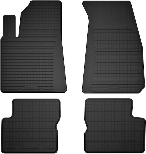 Car Rubber Mats Set 4 Pcs Universal Fiat 500x Crossover 2014-2018