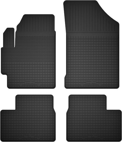 Car Rubber Mats Set 4 Pcs Universal Fiat Sedici Hatchback 2006-2014