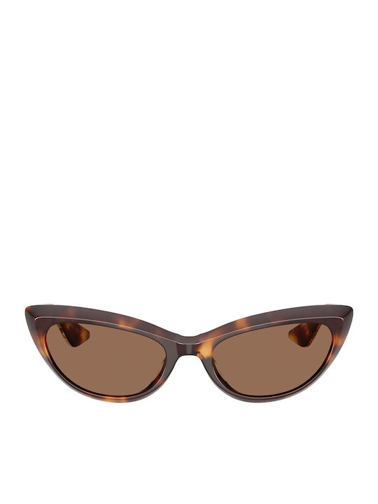 Unisex Sonnenbrillen mit Braun Horn umrandetem Rahmen und Braunen Gläsern