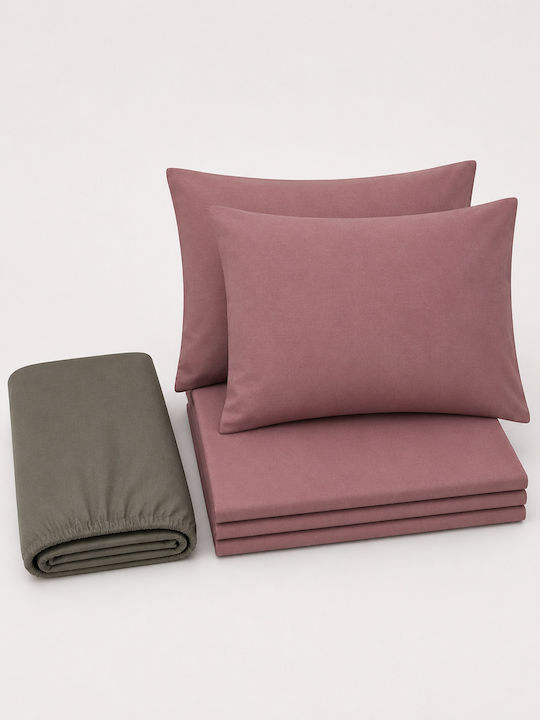 Comfort Σετ Σεντόνι με 1 Μαξιλαροθήκη King Size...