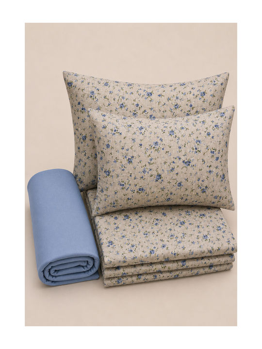 Comfort Σετ Σεντόνι με 1 Μαξιλαροθήκη King Size...