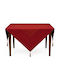 Burgundy Tablecloth 150x150cm