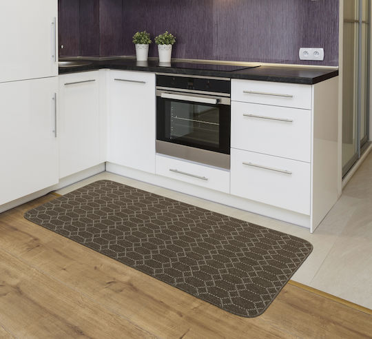 Nikotex Carpets Неслизаща Кухненска Пътека Belmont Кафяво-Бежово 80x150 Nikotex Carpets Неслизаща Кухненска Пътека Belmont Кафяво-Бежово 80x150