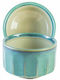 Green Touch Cana De Ceai Din Ceramică Albastră