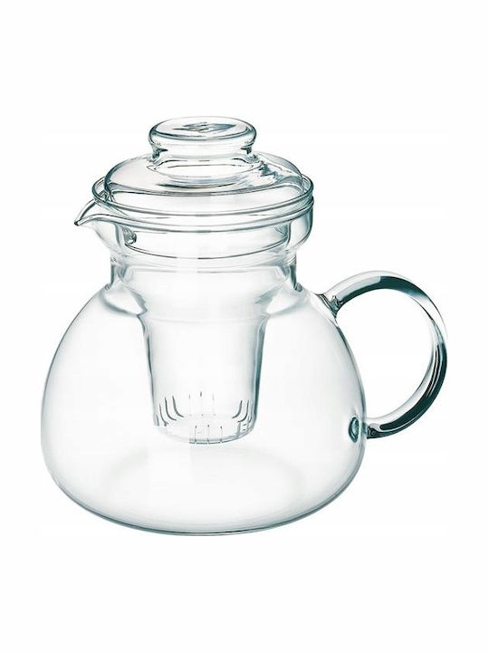 Simax Τσαγιέρα με Φίλτρο Γυάλινη Διάφανη 1500ml