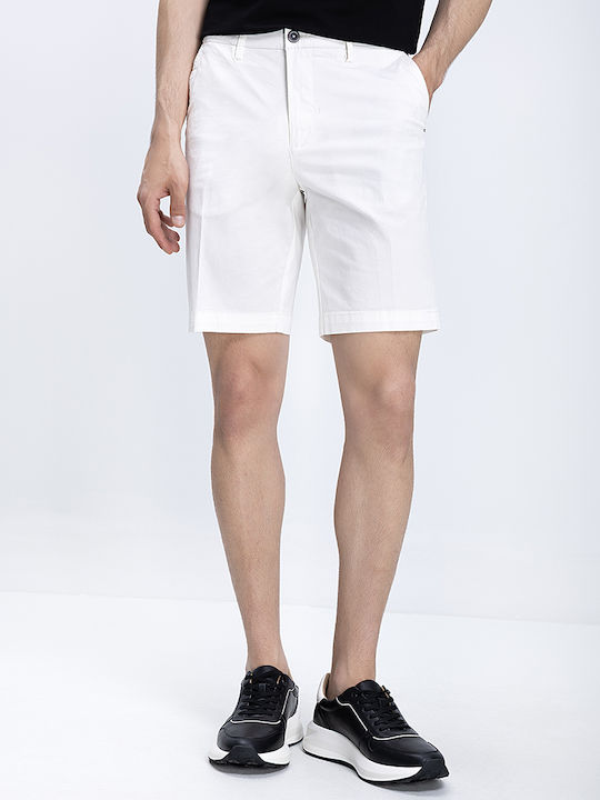 Pantaloni Scurți Bărbați Albi