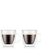 Bodum Set Coffee Cups Glass Brown 150ml 2 Pieces