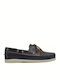 Δερμάτινα Ανδρικά Boat Shoes σε Μπλε Χρώμα