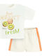 Kids Set with Shorts Summer 2 Pieces Beige Mix