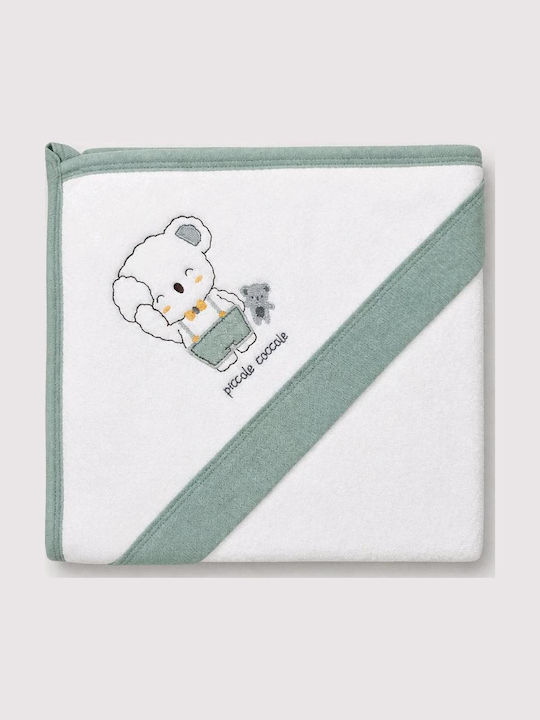 Kamtex Baby Baby-Badetuch mit Kapuzen 80x90cm