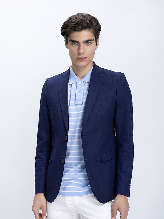Vardas Sommer Herrenanzugsjacke Blau 08.26.4.1702/col. 48 Blau
