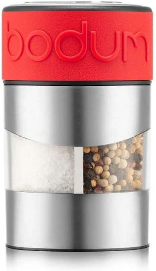 Bodum Twin 11002-04 Salt & Pepper Mill 2-in-1 Red