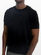 T-shirt Μαύρο