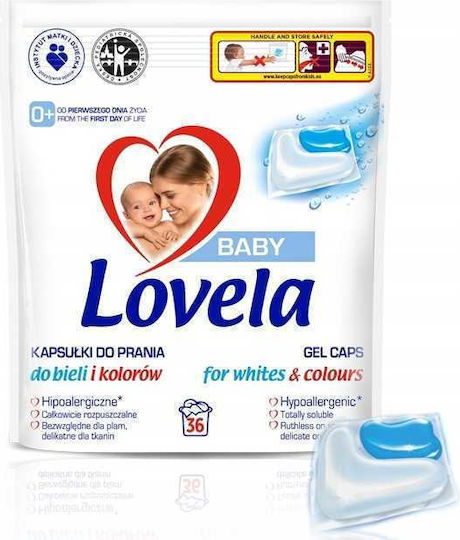 Reckitt Professional Baby Laundry Detergent for Sensitive and White Clothes 36 Capsules
