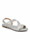 Women's Flat Sandals Silver