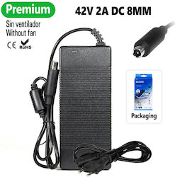 Suniik Premium Φορτιστης Xiaomi Scooter Ninebot 42v 2a Dc8mm Connector