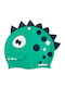Seabeez Dino Kids Swim Cap 3 To 8 Years Dino Green