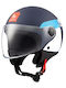 MT Street S Inboard Inboard C7 Black Blue White Matt Motorcycle Helmet Jet ECE 22.06 950gr