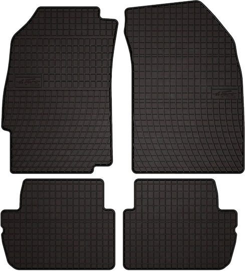 Rubber Car Mats Opel Karl Hatchback 2015-2019 Black Fitted