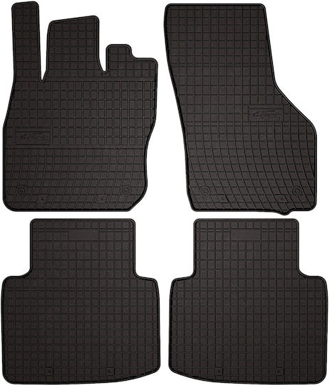 Rubber Car Mats Skoda Superb Iv Soft Hybrid Mhev 2023 Black Fitted