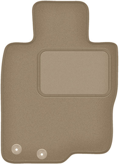 Velour Driver’s Mat Nissan Navara Iv Pickup 2014 Beige