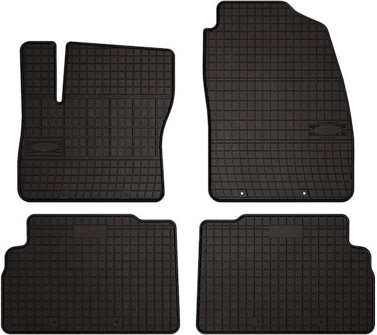 Rubber Car Mats Ford C-max Mk2 Minivan 2010-2012 Black Fitted