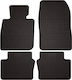 Rubber Car Mats Mazda Cx-3 Crossover 2015-2021 Black Fitted