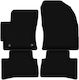 Basic Black Velour Mats Toyota Corolla Cross Suv Fwd 2022