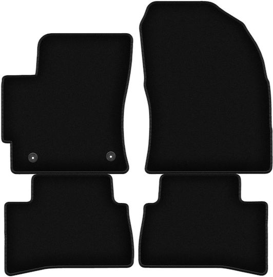 Basic Black Velour Mats Toyota Corolla Cross Suv Fwd 2022