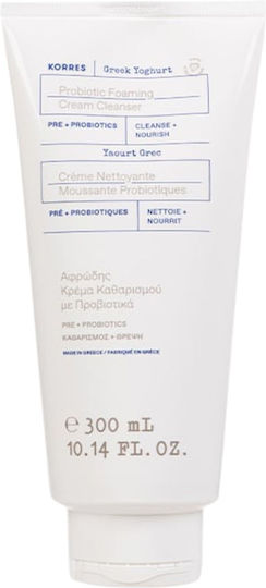 Korres Greek Yoghurt Spumă de Curățare a Feței cu Acțiune Hidratantă 300ml
