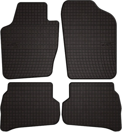 Gummi Auto Fußmatten Volkswagen Polo V Hatchback 2009-2017 Schwarz Passgenau