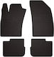Rubber Car Mats Fiat Tipo Ii Sedan 2015 Black Fitted
