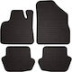 Rubber Car Mats Citroen Ds5 Sedan 2011-2018 Black Fitted