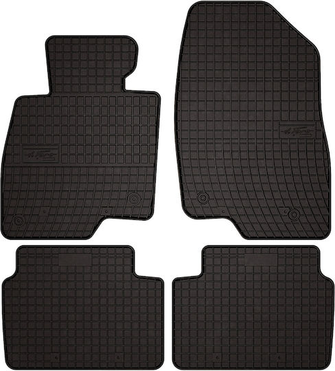 Gummierte Auto Fußmatten Mazda 3 III Bm Hatchback Limousine 2013-2018 Schwarz Passgenau