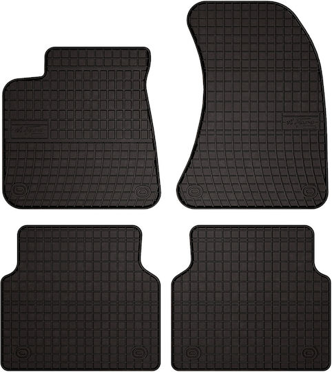 Rubber Car Mats Audi A8 D4 Sedan Short 2009-2017 Black Fitted