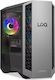 Lenovo Loq Tower 26ADR10 Настолен Компютър (Ryzen 7-8745HX/16GB DDR5/500GB SSD/W10 Pro)