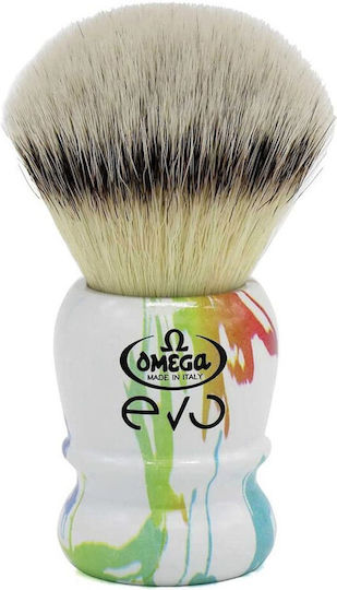 Omega Evo 2.0 Shaving Brush with Synthetic Bristle