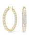 Swarovski Gold Plated Earrings with Stones