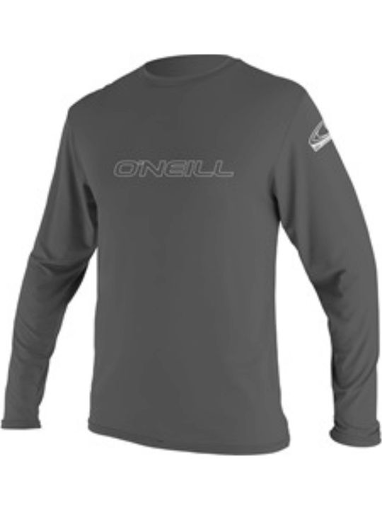 O'Neill Skins UPF 50+ Ανδρική Μακρυμάνικη Αντηλιακή Μπλούζα Γκρι