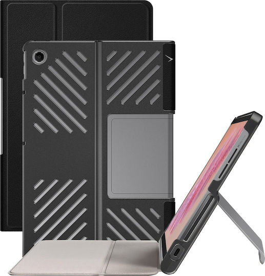 Volte-tel Case Lenovo Tab Plus 2024 Tb351fu 11.5in Leather Book Slim Cover Stand Black 5205308423437