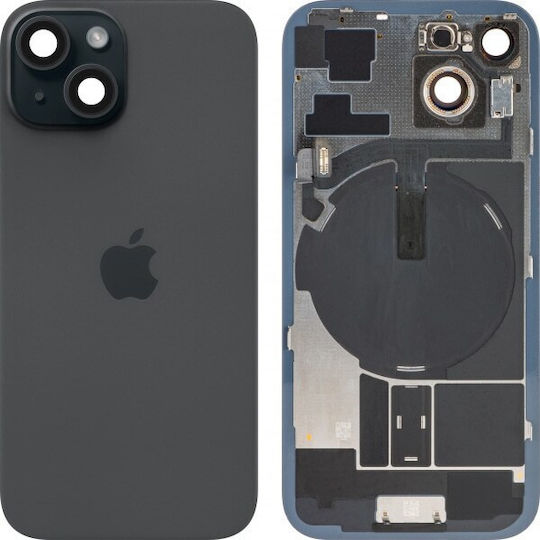 Kălima Bateriei Spate Sticlă Apple Iphone 15 Negru Grad A