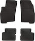 Rubber Car Mats Alfa Romeo Mito Hatchback 2008-2019 Black Fitted