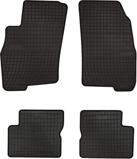 Rubber Car Mats Alfa Romeo Mito Hatchback 2008-2019 Black Fitted