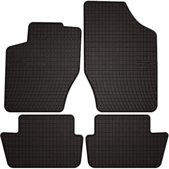 Covorașe Auto Cauciuc Citroen C4 I Coupé Hatchback 2004-2010 Negre Presate